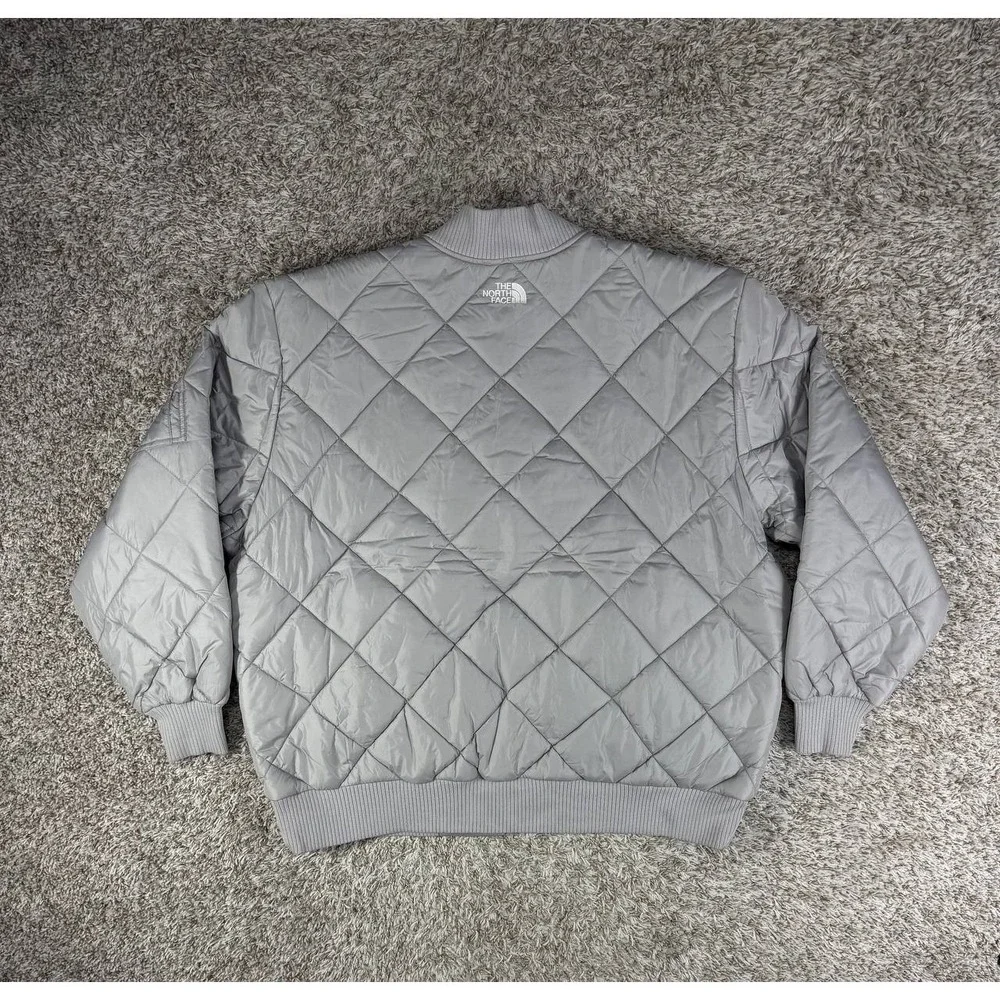 The North Face Never Stop Exploring Gray Quilted Jacket Men's Size 2XL